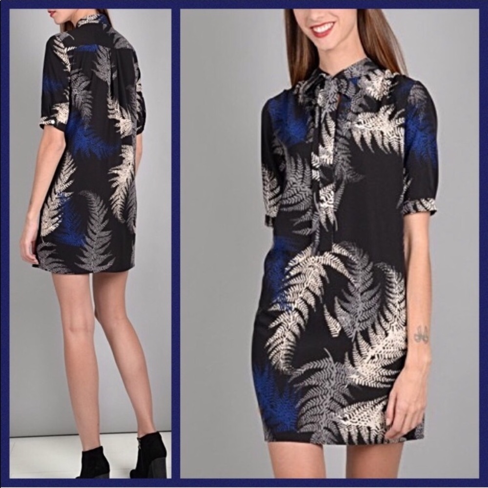 🌿Leaf Print Shirt Dress🌿